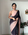 Attractive 1-Minute Ready To Wear Multi Color Georgette Saree