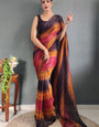 Marvellous Sunset 1 Minute Ready To Wear Nylon Silk Saree