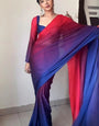 Cynosure 1-Minute Ready To Wear Multi Color Georgette Saree